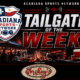 Acadiana Sports Network Tailgate of the Week event with fans and food trucks.