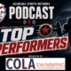 Acadiana Sports Network Top Performers podcast cover with football players.