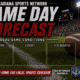 Acadiana Sports Network Game Day Forecast for local football games.