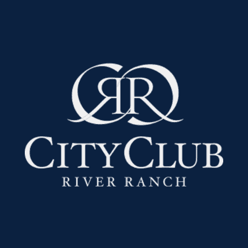 CityClub River Ranch logo on navy background.